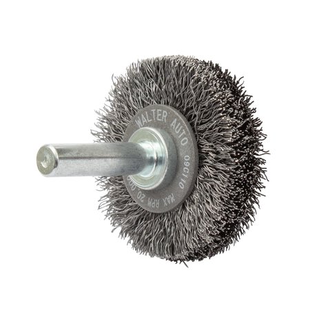 WALTER SURFACE TECHNOLOGIES Allsteel 1-3/8 in. Mtd Wheel Brush 09C110